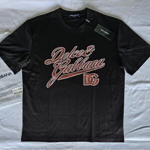 Dolce & Gabbana Black and Red Men's Tee